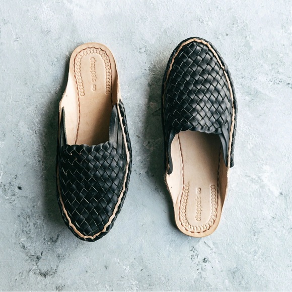 Chappals Chappals Shoes - Chappals Chappals Black Bali Slides size 6